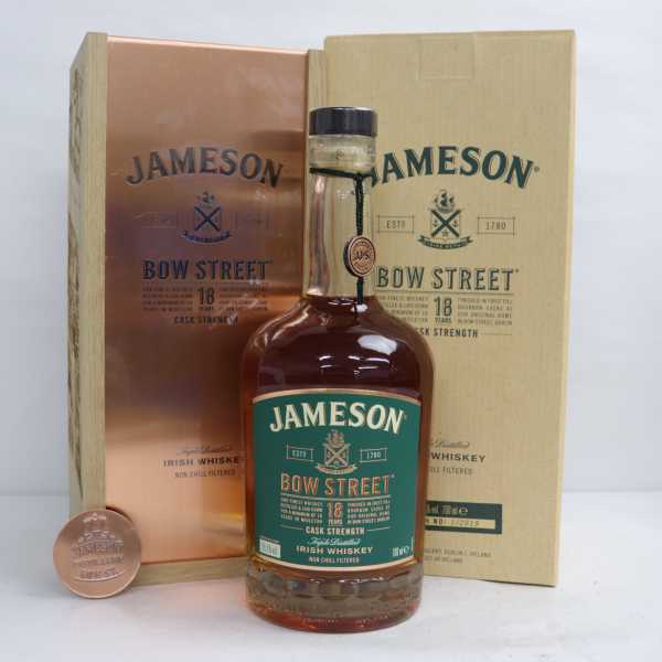 安い購入 JAMESON（ジェムソン）18年 ボウ ストリート カスクストレングス 55.1％ 700ml N22B210038:【SALE／30
