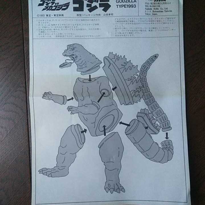 ラッピング不可】【ラッピング不可】ツクダホビー・ゴジラ1995 特撮