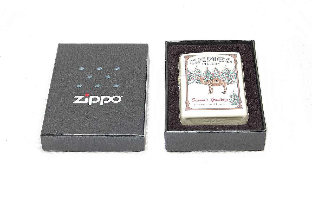 新品未使用 Zippo ジッポー Lighter CAMEL キャメル FILTERS Season´s Greeting ライター シーズングリーティング クリスマス ラクダ