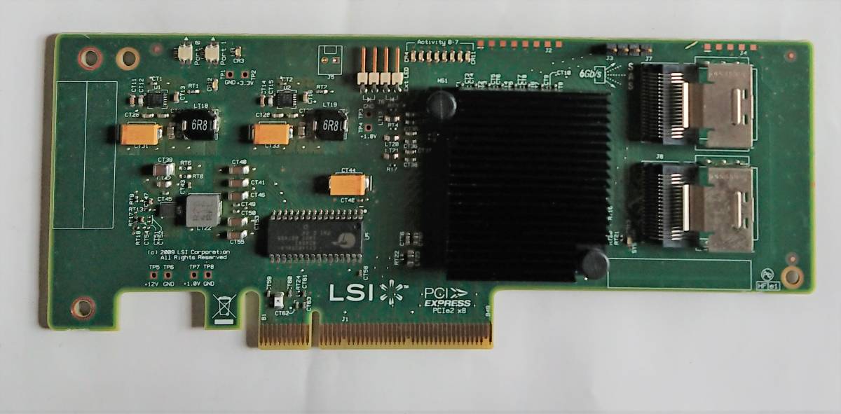 LSI SAS 9211-8i 6Gbps HBA/SASカード_画像1