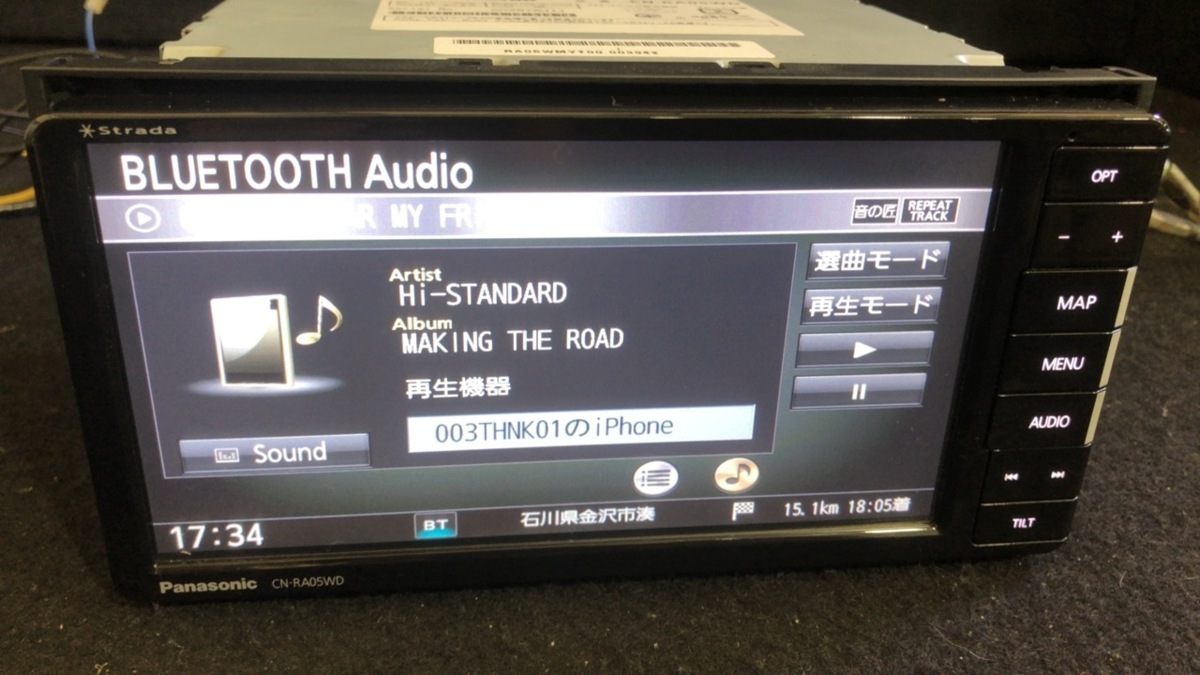 ☆Panasonic パナソニック ストラーダ CN-RA05WD トヨタワイドタイプSD