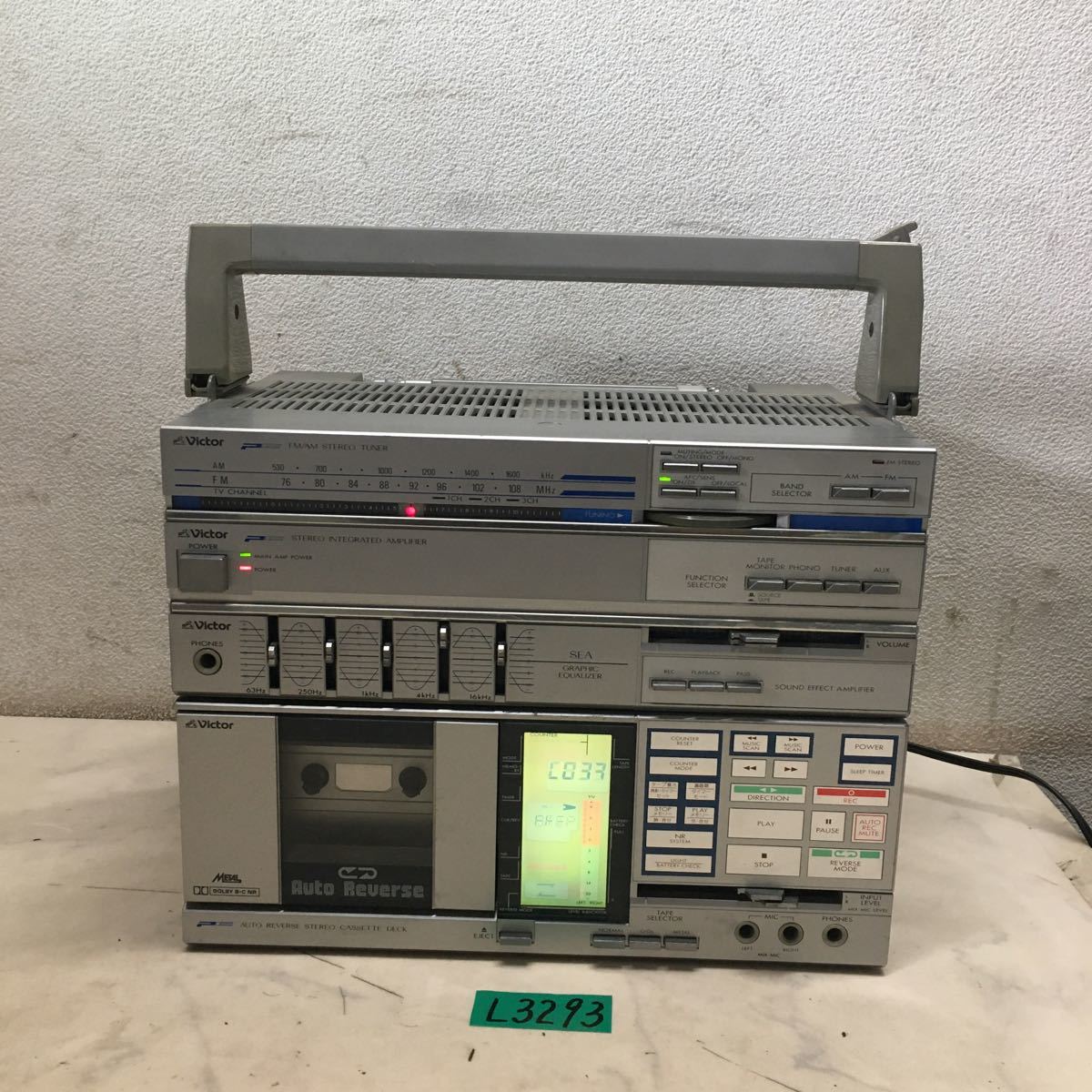 (L3293) Victor ビクター PC-55 PC-R55 PC-D55 ポータブルコンポ 現状品 本体のみ