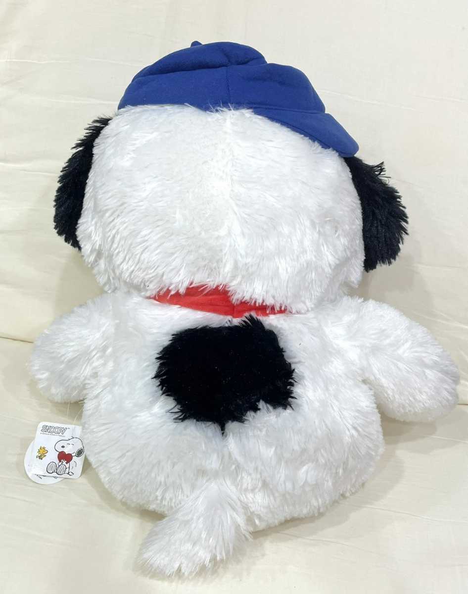 【オラフ】SNOOPY スヌーピー 超BIG 特大 ぬいぐるみ オラフ タグ付き 座高約45cm ふわふわ 抱き枕 クッション AA_画像2