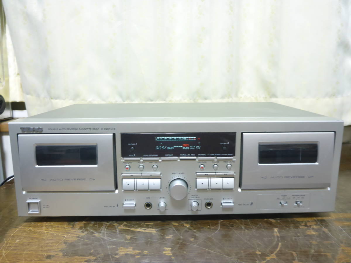 TEAC W-890R MKⅡ Wカセットレコーダー ティアック ic.sch.id