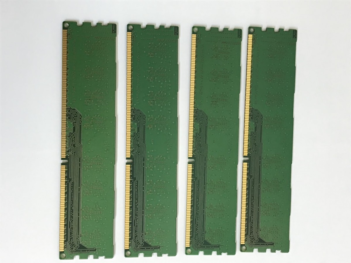 MICRON PC3-12800U 4GB DDR3-1600 DDR3デスクトップ用 PC3-12800 メモリ 中古 動作確認済み  ブランド品専門の 4GB