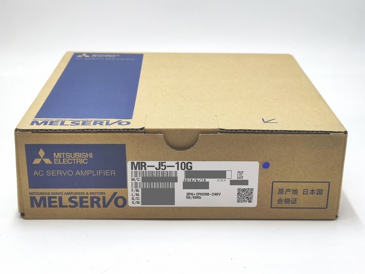 2019年製 新品 三菱 サーボアンプ MR-J5-10G traversebayim.com