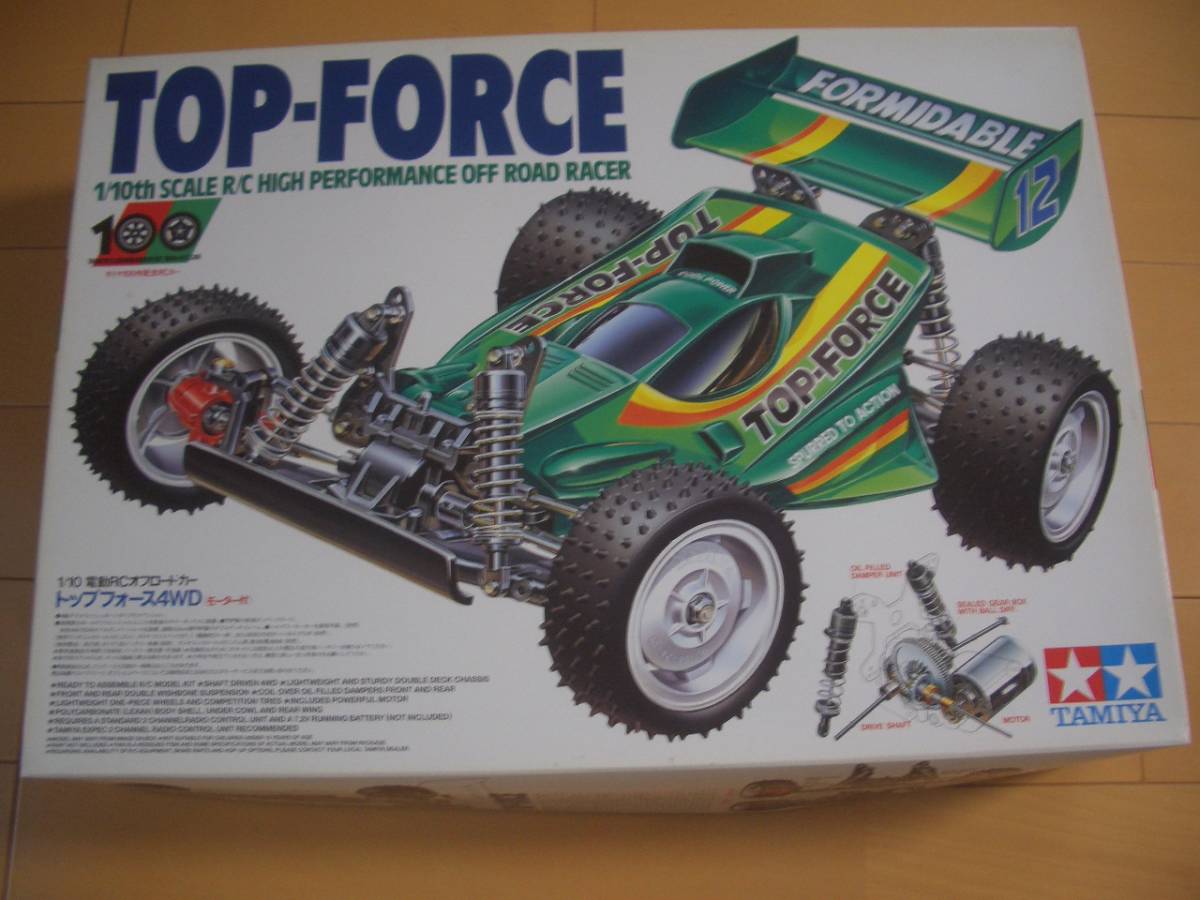 2005年当時物 未組立 1/10 RC タミヤ トップフォース4WD(2005