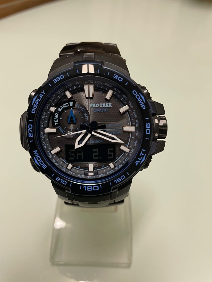 シリアルシール付 CASIO プロトレック PRW-6000SYT 限定カラー ブルー