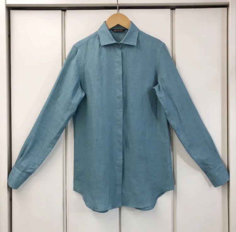 美品 Loro Piana リネン シャツ(38)イタリア製 www.rezendemudancas.com.br
