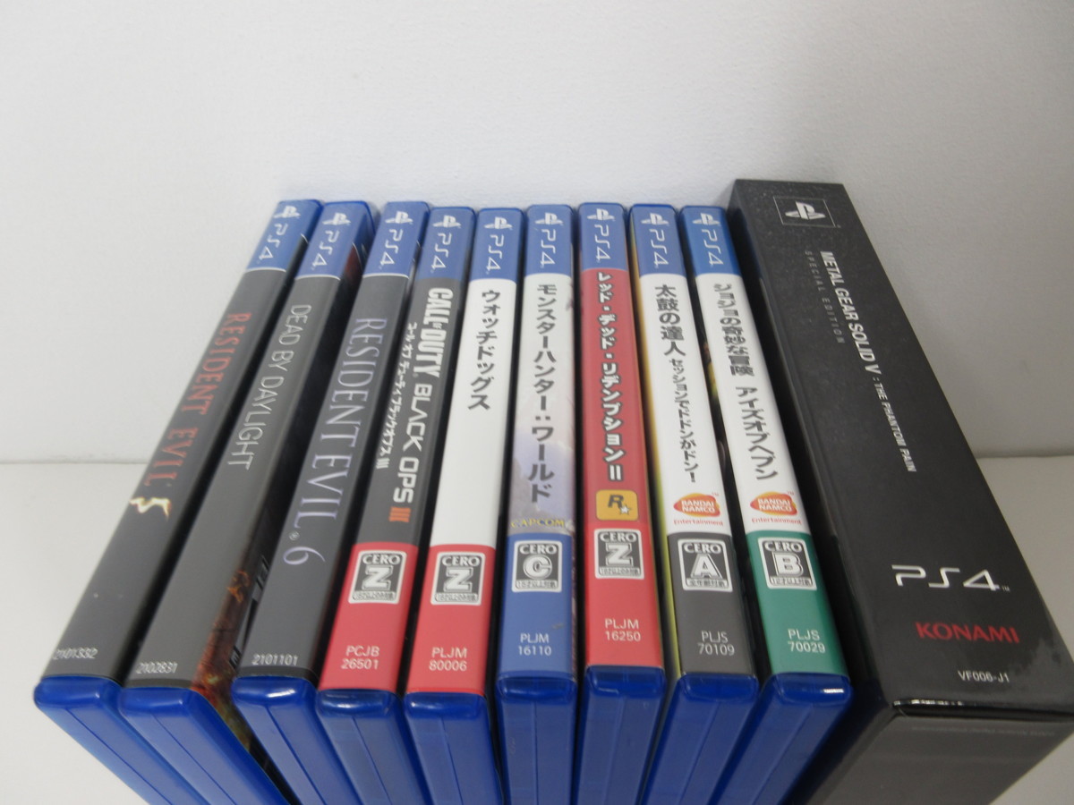 ジャンク】PS4ソフト10本セット【g29k-2622h】 clubedetirodourosul.pt
