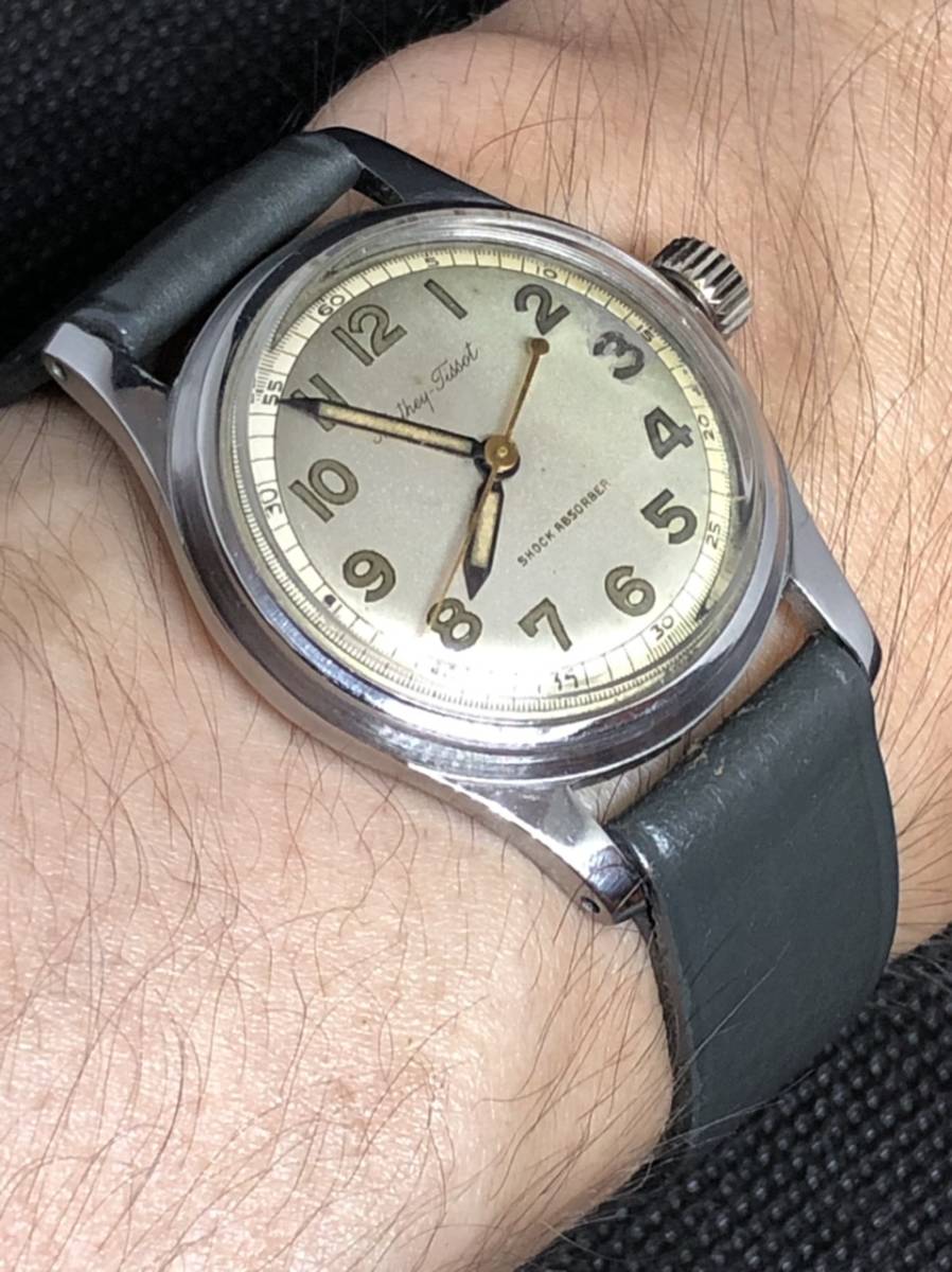 【Mathey Tissot】VINTAGE手巻時計　検)ミリタリーWWⅡダーティダースDirty Dozen Buren Grana Lemania Longines IWC Timor Vertex