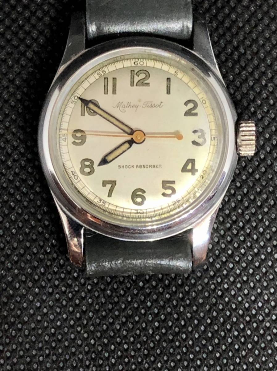 【Mathey Tissot】VINTAGE手巻時計　検)ミリタリーWWⅡダーティダースDirty Dozen Buren Grana Lemania Longines IWC Timor Vertex