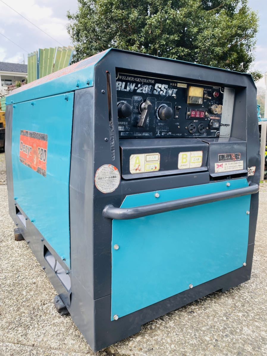 デンヨー Denyo BLW-280SSWⅡ ディーゼル エンジン溶接機 発電機 デンヨー Denyo BLW-280SSWⅡ ディーゼル エンジン溶接機 発電機