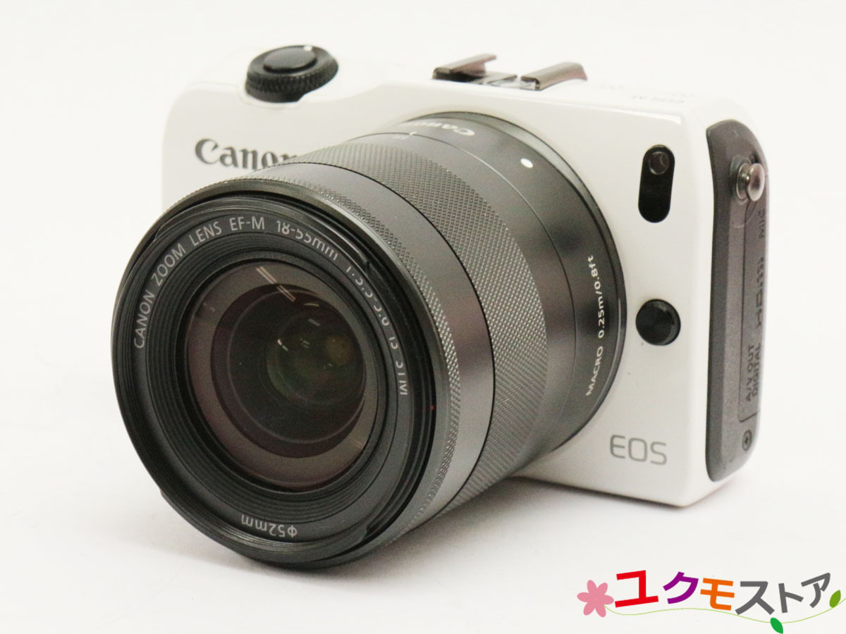 新しいエルメス F3.5-5.6 EF-M18-55mm / レンズセット ホワイト M EOS Canon IS レンズセット ミラーレスデジタル一眼 STM キヤノン