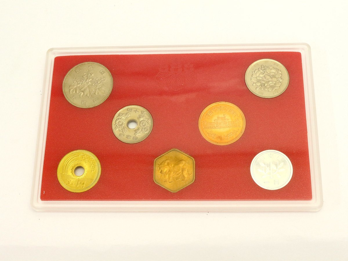 【送料無料】ケース未開封/未使用 昭和61年 1986 貨幣セット 造幣局 MINT BUREAU JAPAN 記念硬貨 コイン 通貨 _画像3
