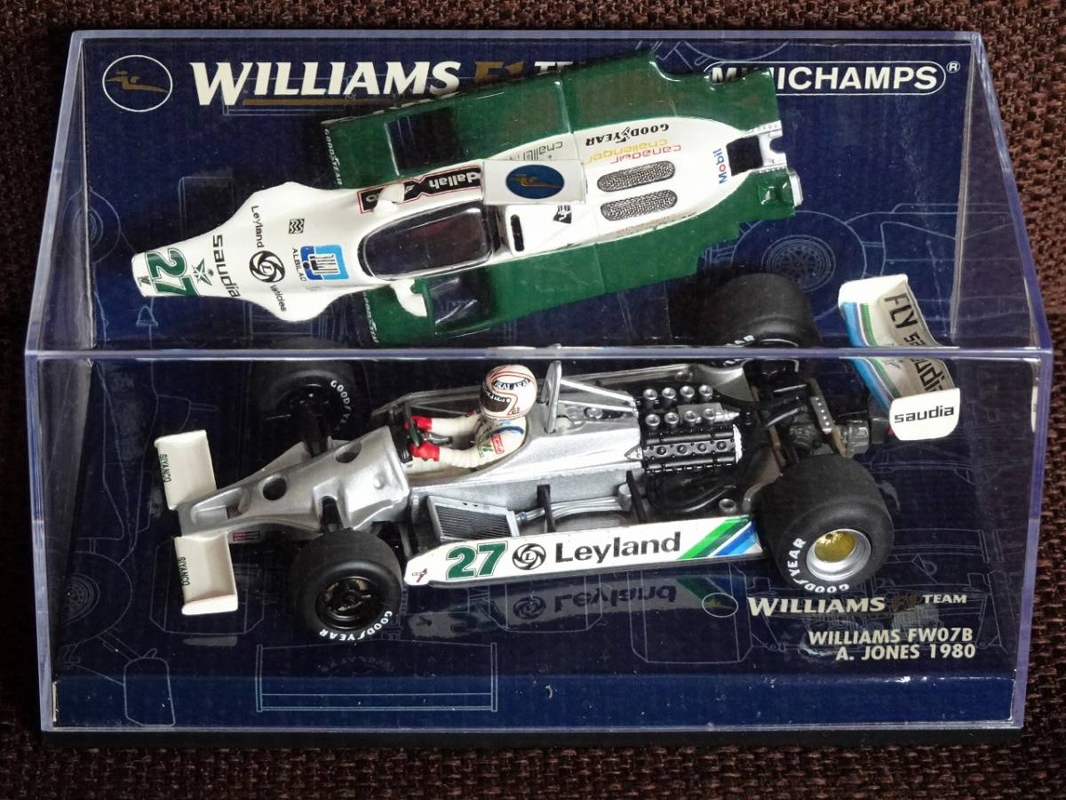 □ミニチャンプス 1/43 ウィリアムズ FW07B A.ジョーンズ カウル開閉