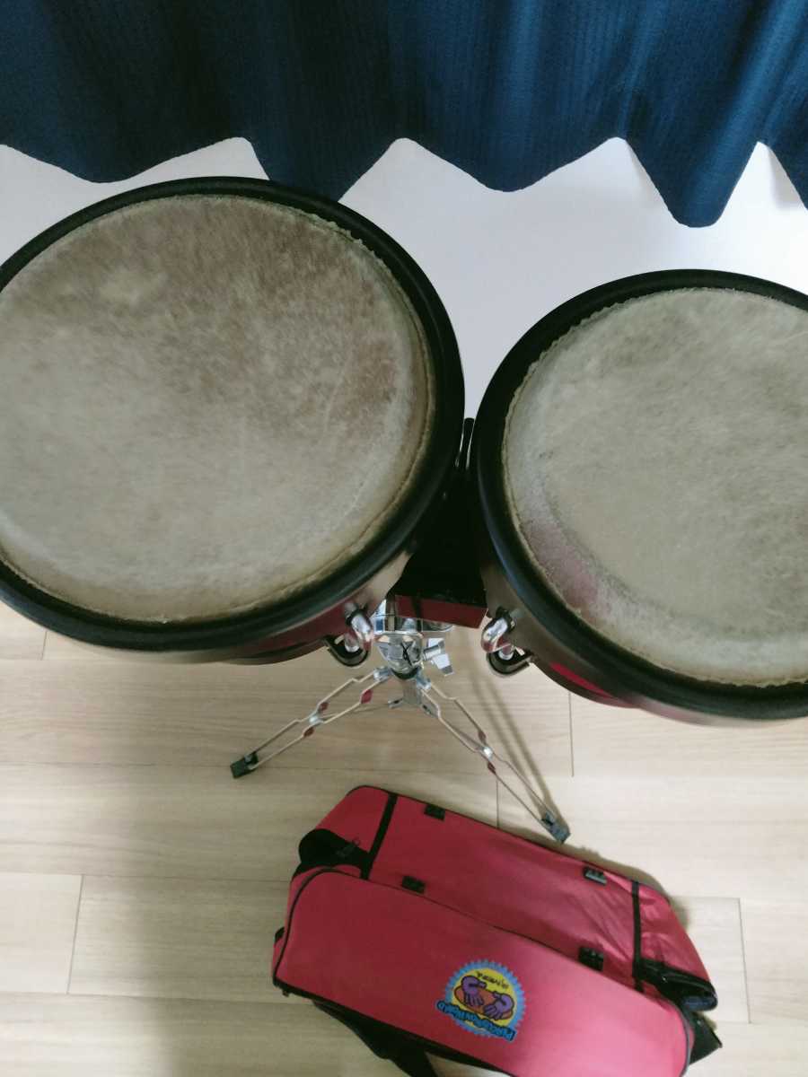 予約販売】本 SONOR ボンゴ セット(スタンド&ケース付き) 打楽器