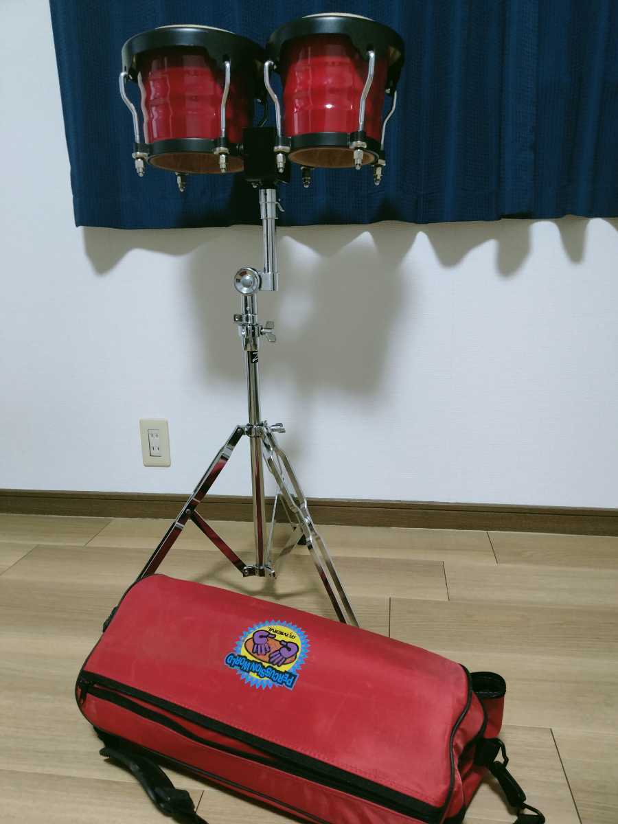 予約販売】本 SONOR ボンゴ セット(スタンド&ケース付き) 打楽器