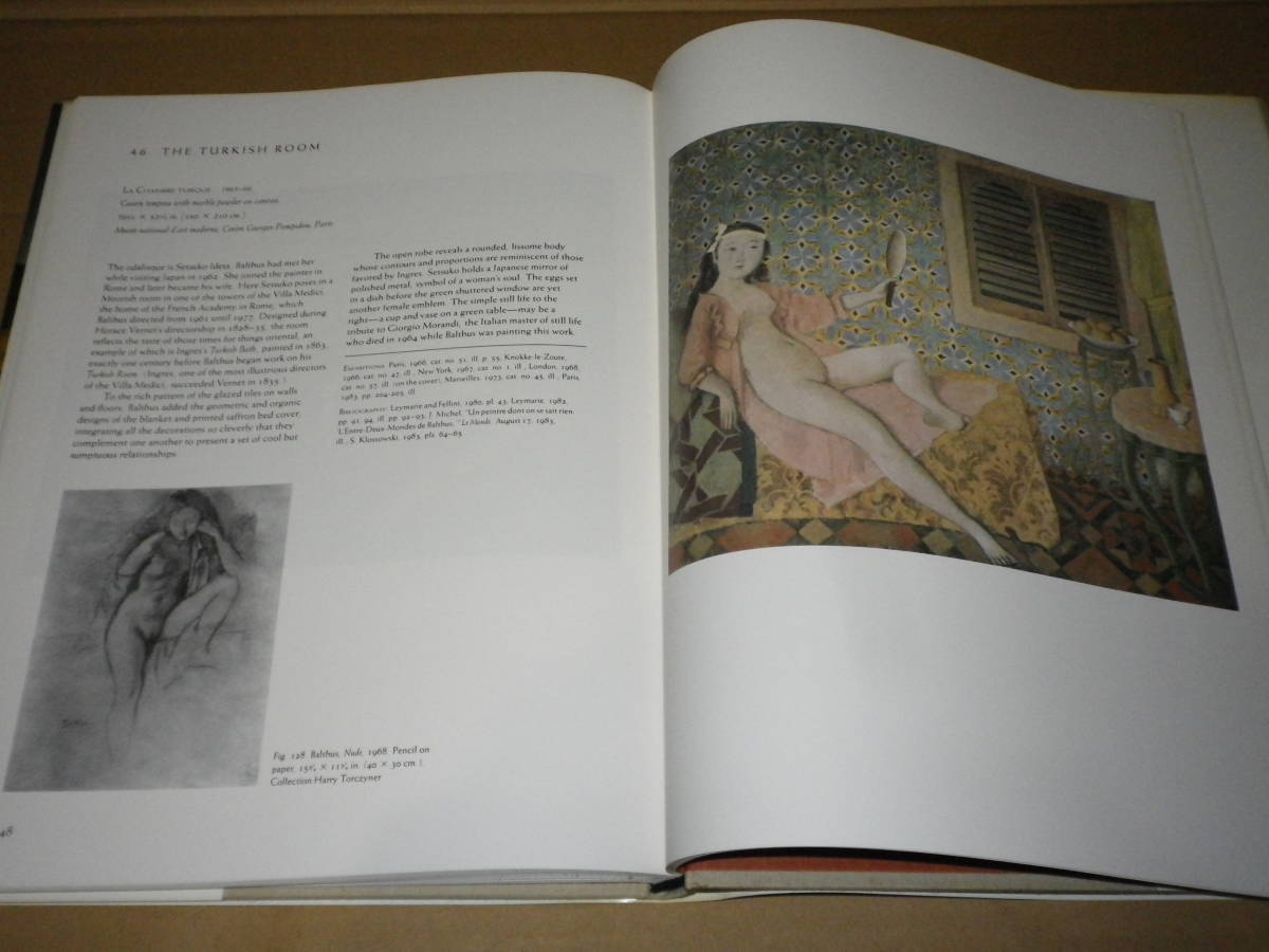 英文画集『Balthus　バルテュス』1986年刊行　全174ページ　カラー図版49ページA4版　美本です_画像8