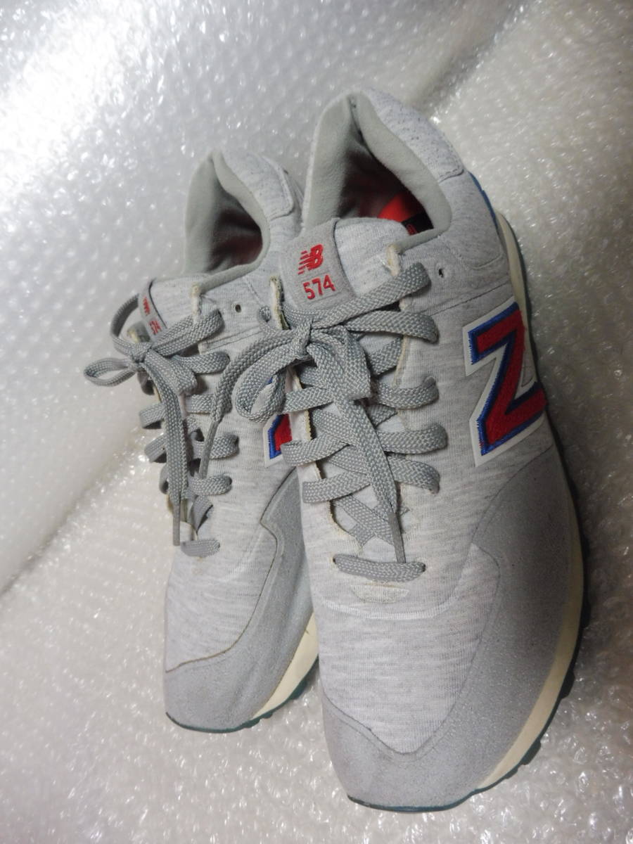 超美品 NEW BALANCE×UNDEFEATED 27.5cm ニューバランス×アンディフィーデット 別注 ENCAP スウェット地_画像1