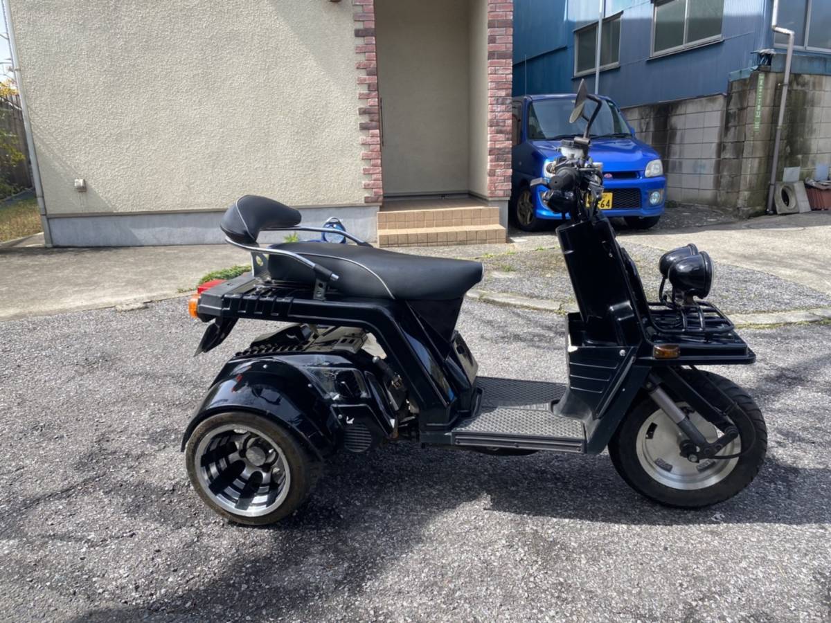 ホンダジャイロX 側車付軽2輪登録 普通自動車免許で運転できる2人