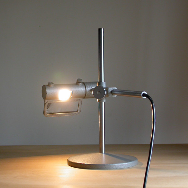 HENSOLDT WETZLAR 卓上拡大鏡ランプ 照明 ルーペ 1960年代 ドイツ / 時計 工具 ビンテージ