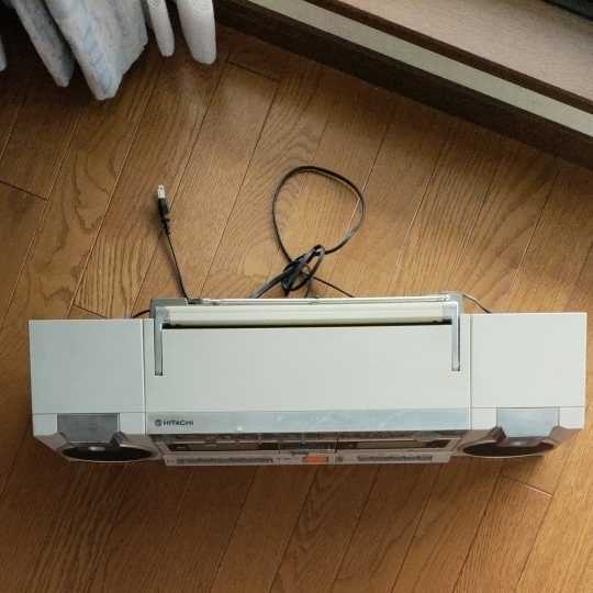 日立HITACHIラジカセ FMAMステレオカセットレコーダー TRK-W5 日立HITACHIラジカセ FMAMステレオカセットレコーダー TRK-W5