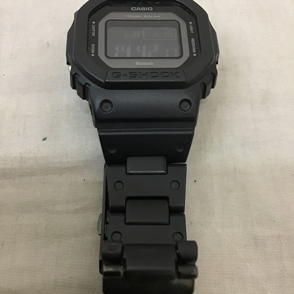 220315【CASIO】カシオ G-SHOCK ジーショック ソーラー腕時計 デジタル ブラック GW-B5600 