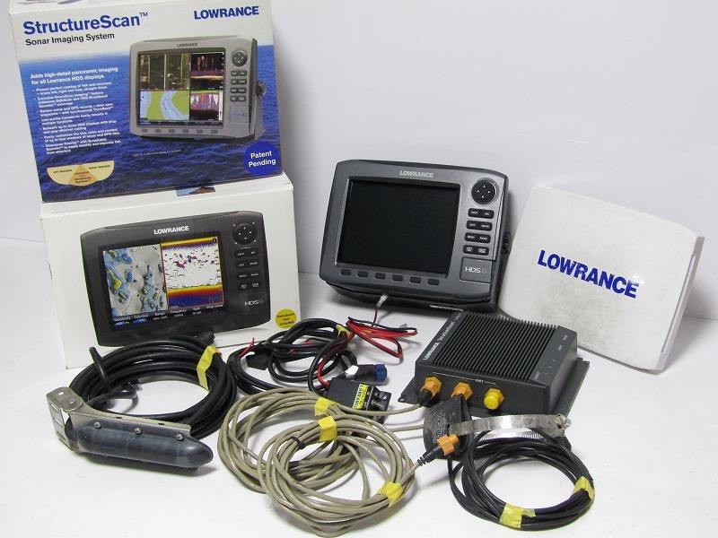 LOWRANCE ローランス 魚探セット HDS-8 Gen2 ストラクチャースキャン