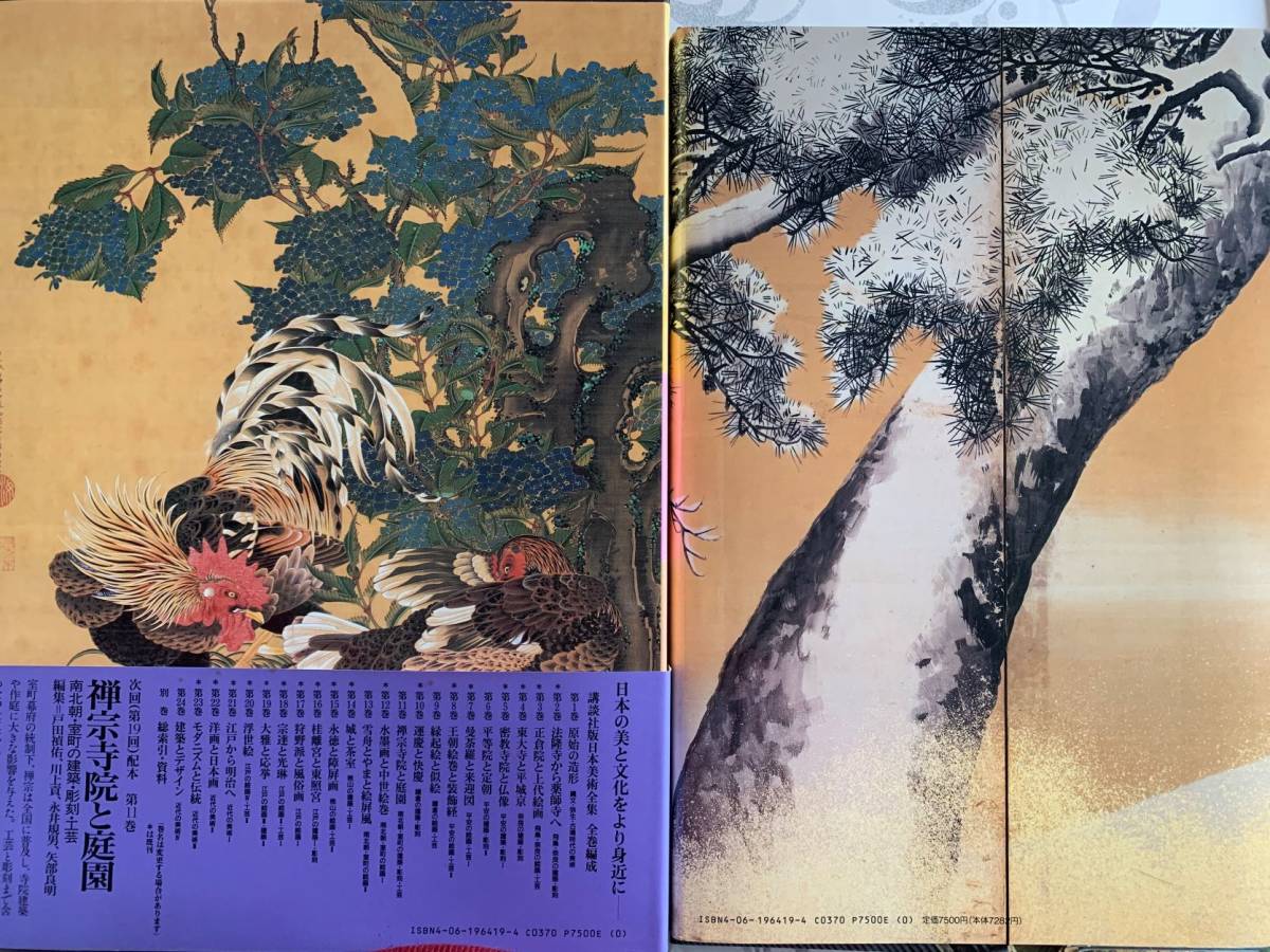 日本美術全集 (第19巻) 大雅と応挙―江戸の絵画3・建築2 大型本 1993/4/1 小林 忠 (編)　講談社　函、ハードカバー製本_画像2