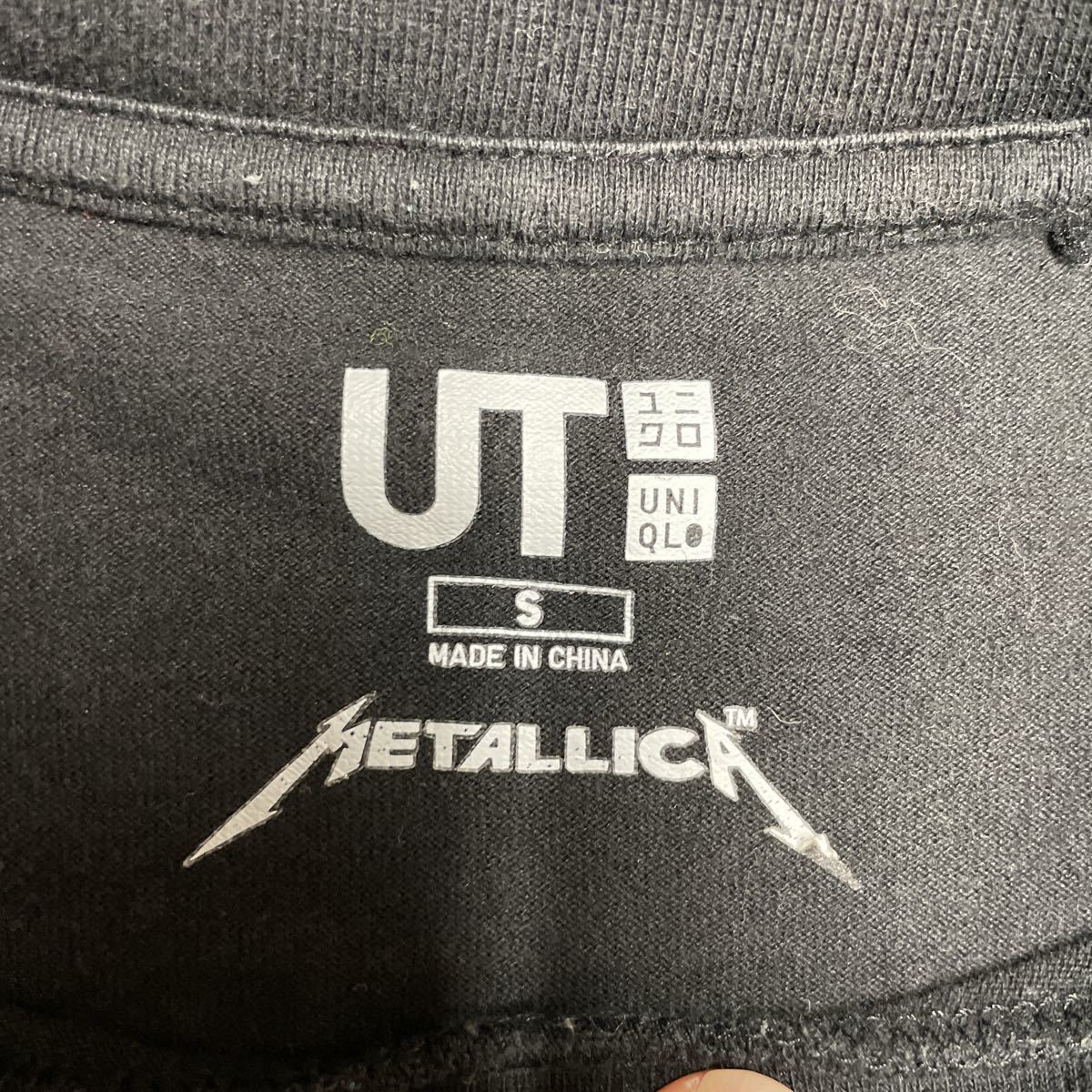 パスヘッド pushed メタリカ metallica 半袖Tシャツ 黒 Sサイズ UT_画像8