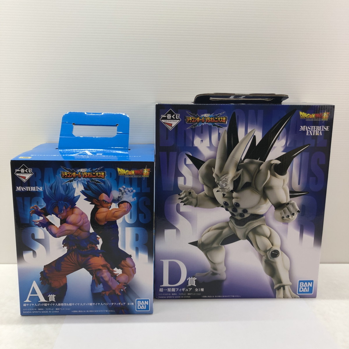未使用品】 MSMO 一番くじ ドラゴンボール vsオムニバス超 A賞&D賞 2種