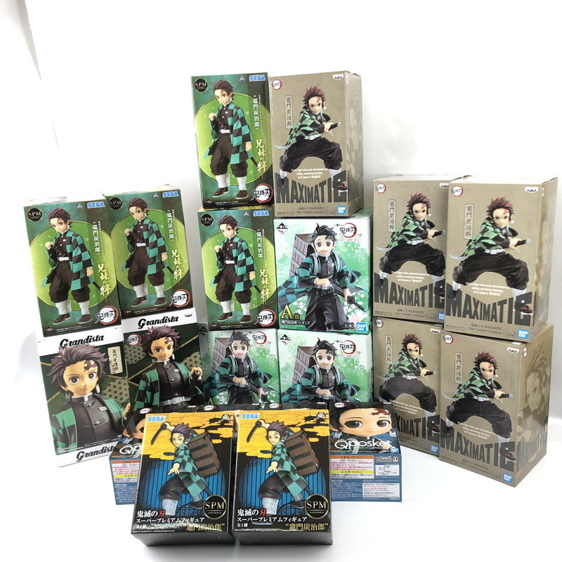 未使用品】 鬼滅の刃 一番くじ 竈門炭治郎 プライズフィギュア Qposket
