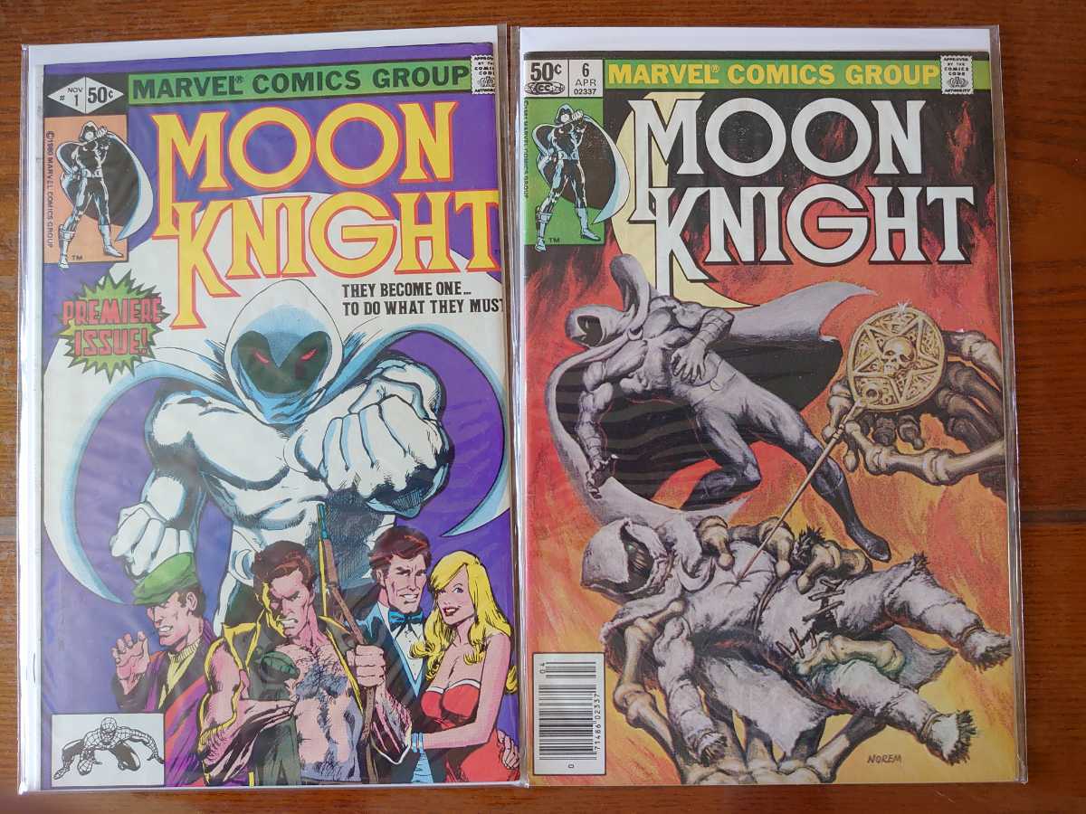 Moon Knight #1,6 アメコミ ムーンナイト マーベル　MARVEL Comics マーベルコミックス アメコミ、海外作品