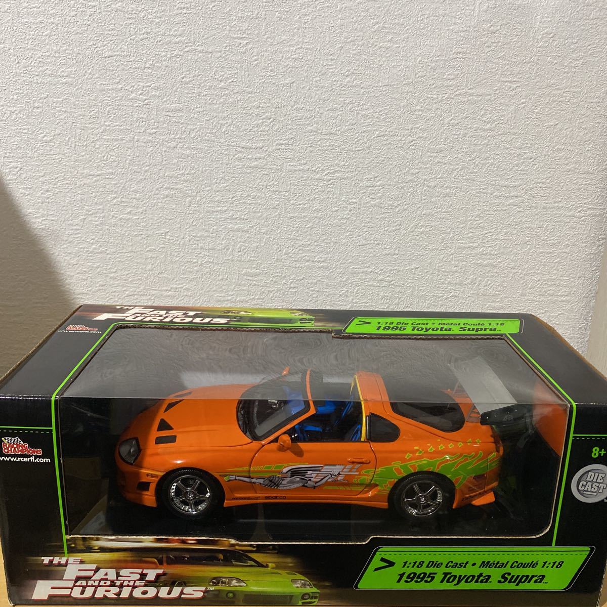 ワイルドスピード 1&2 スープラミニカー 1/18 アウトレット値下げ www