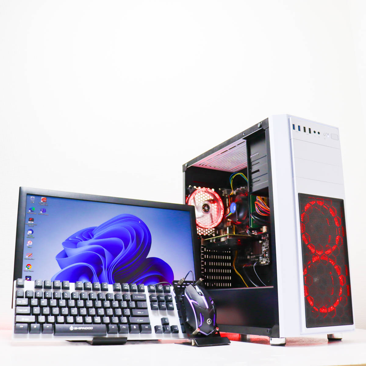 到着後すぐ使用可能S1ゲーミングPC】モニタ一式セットPC 【限定セール