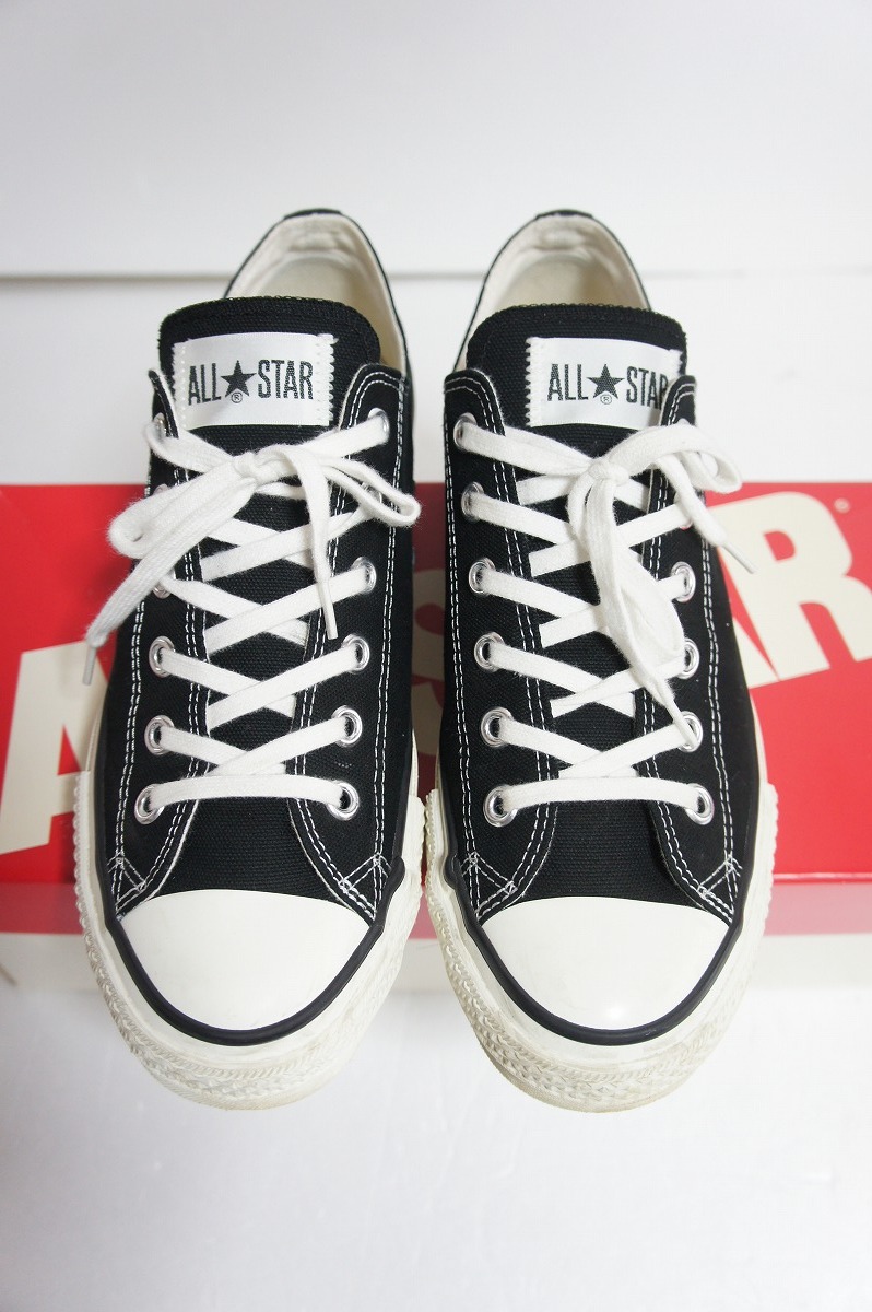 定番 CONVERSE コンバース CANVAS ALL STAR J OX キャンバス オールスター スニーカー MADE IN JAPAN 日本製 黒 US8 26.5cm 227M 驚きの価格 定番 CONVERSE コンバース CANVAS ALL STAR J OX キャンバス オールスター スニーカー MADE IN JAPAN 日本製 黒 US8 26.5cm 227M 驚きの価格