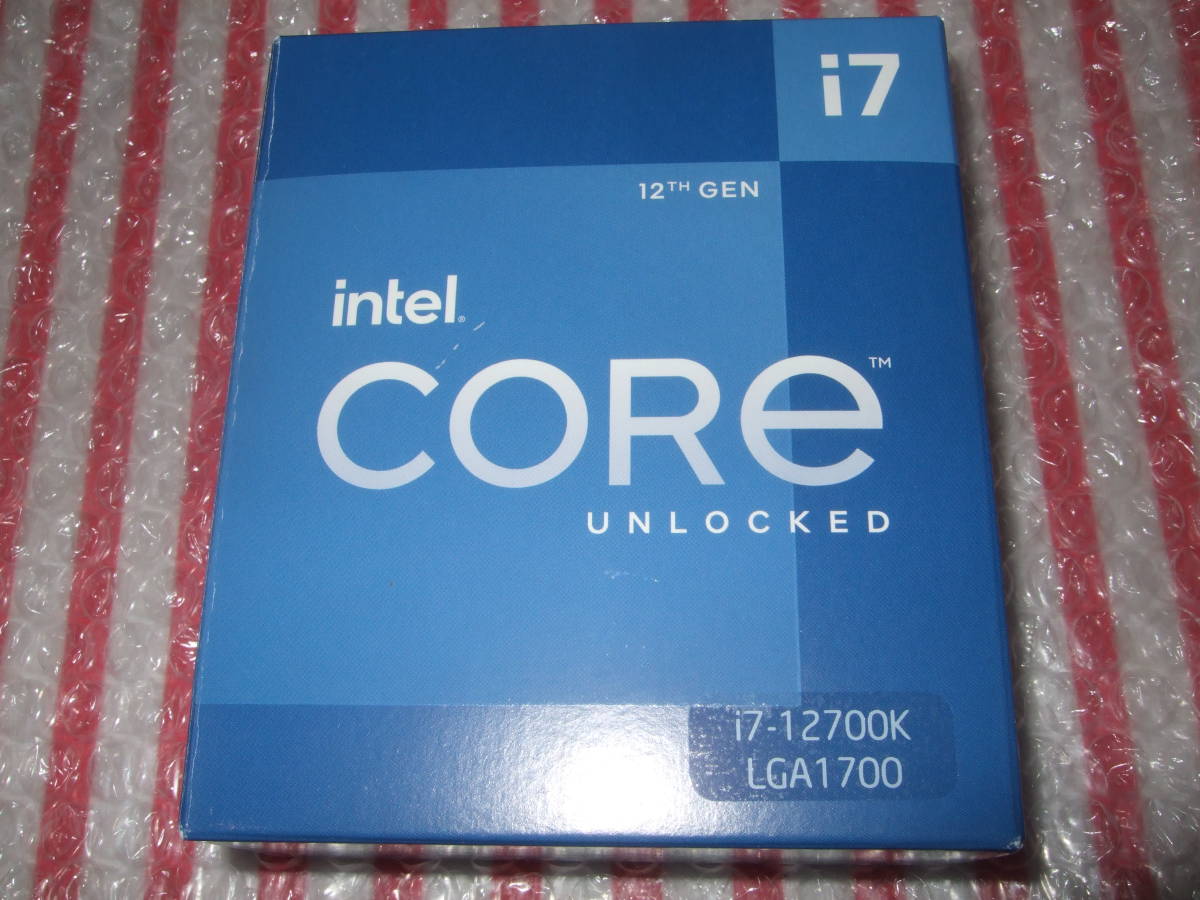 CPU 第12世代 インテル Intel Core i7 12700K LGA1700 Alder Lake 通電