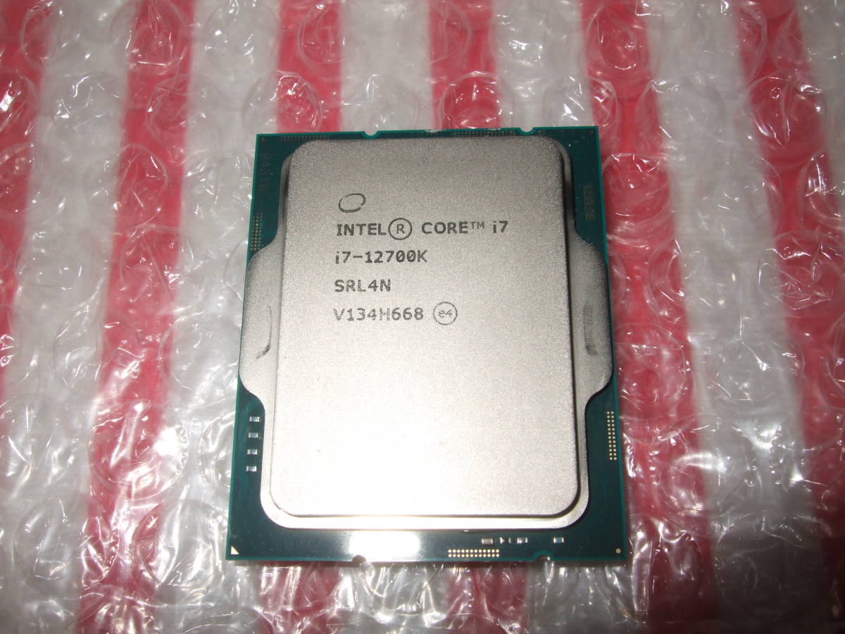 CPU 第12世代 インテル Intel Core i7 12700K 動作使用品 | monsterdog
