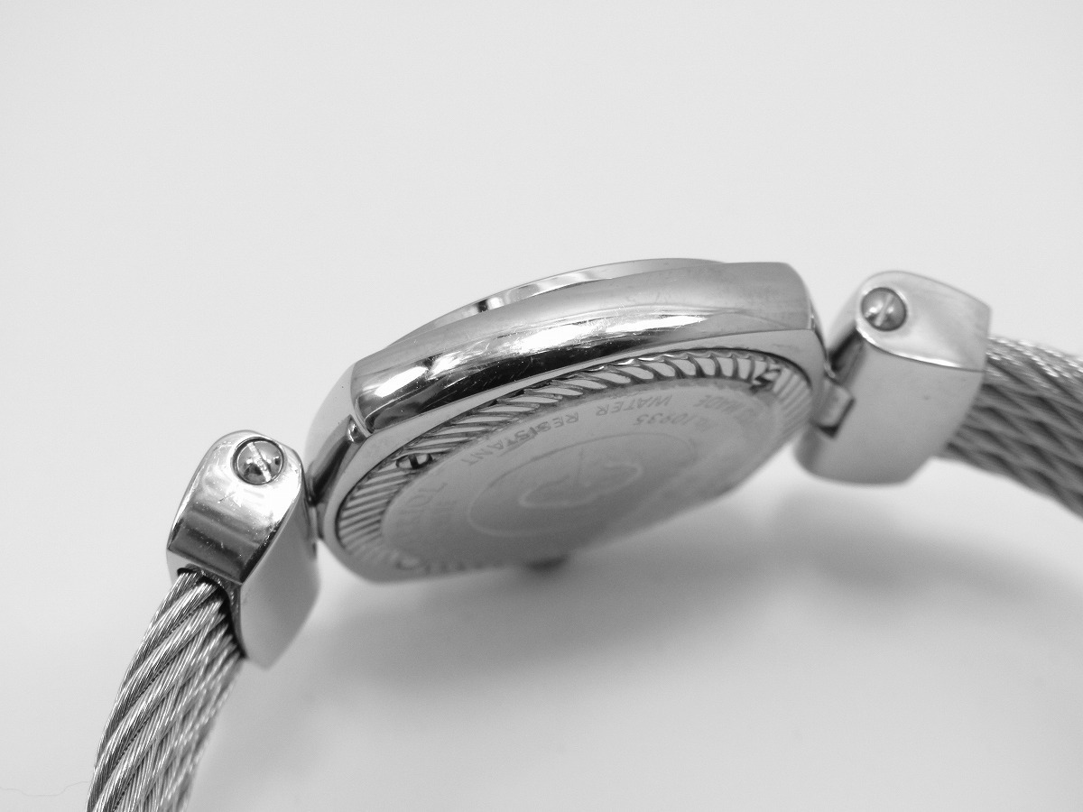 ! распродажа сильно сниженная цена работа товар CHARRIOL Charriol Alexander ALEXS женские наручные часы кварц NO.10935 тросик breath чёрный циферблат!
