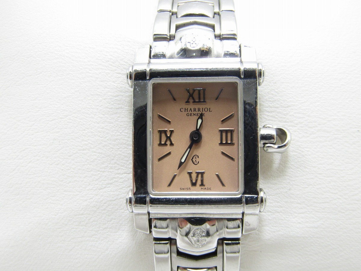 売り切り 大特価 稼働品 PHILIPPE CHARRIOL シャリオール レディース腕時計 Ref.9012911 クォーツ 電池 SS ステンレス 激安