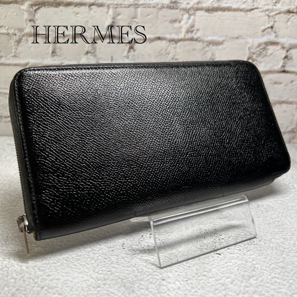 エルメス HERMES 長財布 アザップロング シルクイン ブラック(¥26,800