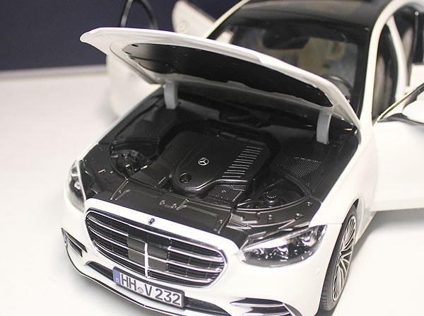△入手困難!白!NOREV 1/18 メルセデスベンツ Benz Sクラス S KLASSE