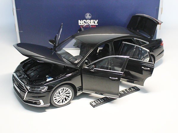 △入手困難!NOREV 1/18 アウディ Audi A8 A8L W12 Quattro 2017 黑 新品 アウディ A カタログ S W12掲載
