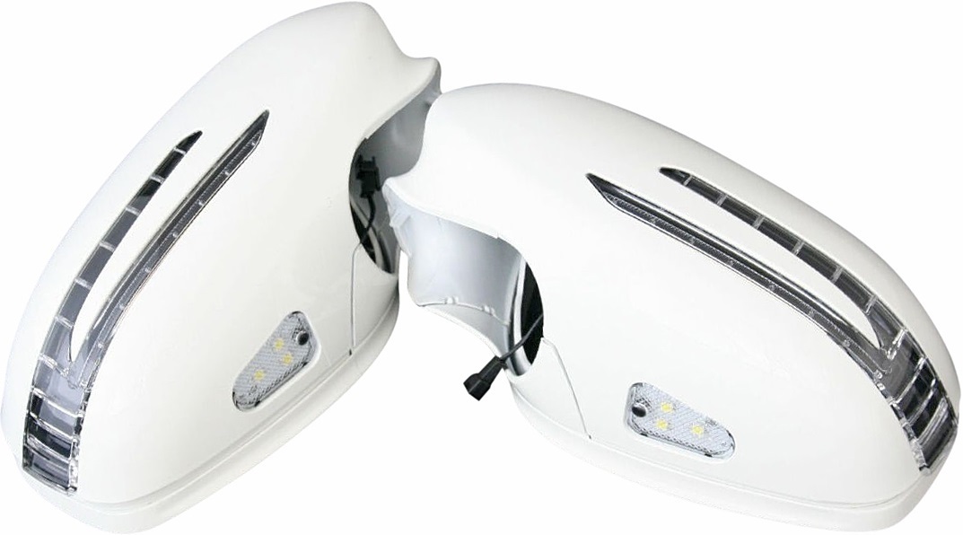 [M\'s]W221 BENZ AMG previous term S Class (2005y-2009y) Arrow style door mirror cover LR ( white ) S350 S500 S550 S600 S63 S65 2409