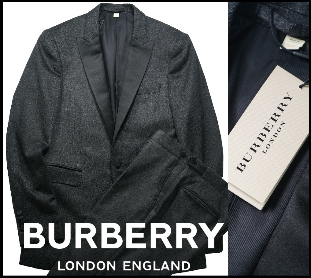 送料無料/新品】 新品65万【 BURBERRY ロンドン】紳士の贅沢/伊製/艶を