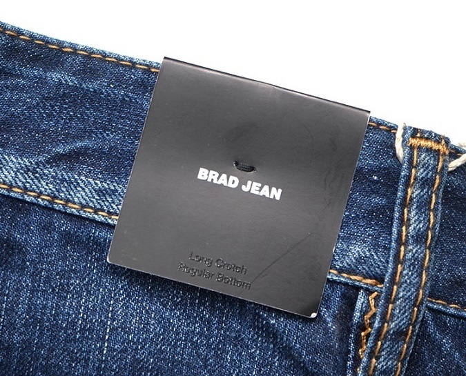 新品90,200円【 DSQUARED2 】ディースクエアード/20AW/伊製/BRAD JEAN/S74LB0812/目を奪われるロゴテープ/ブラッドデニム44/78cm/F_画像10