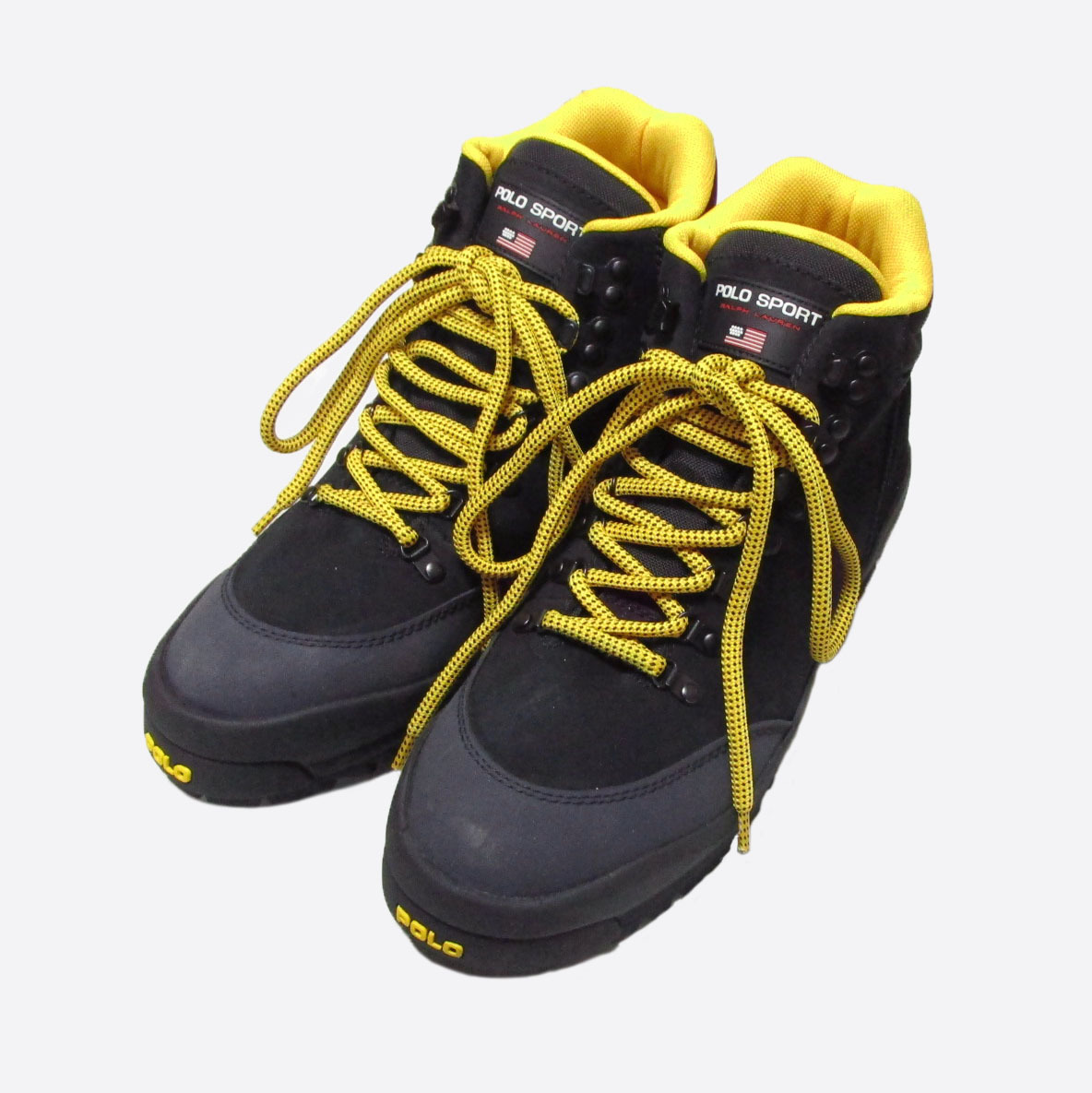 低価最新品】 ☆新品☆ポロスポーツ☆トレッキングブーツ(Black/Yellow