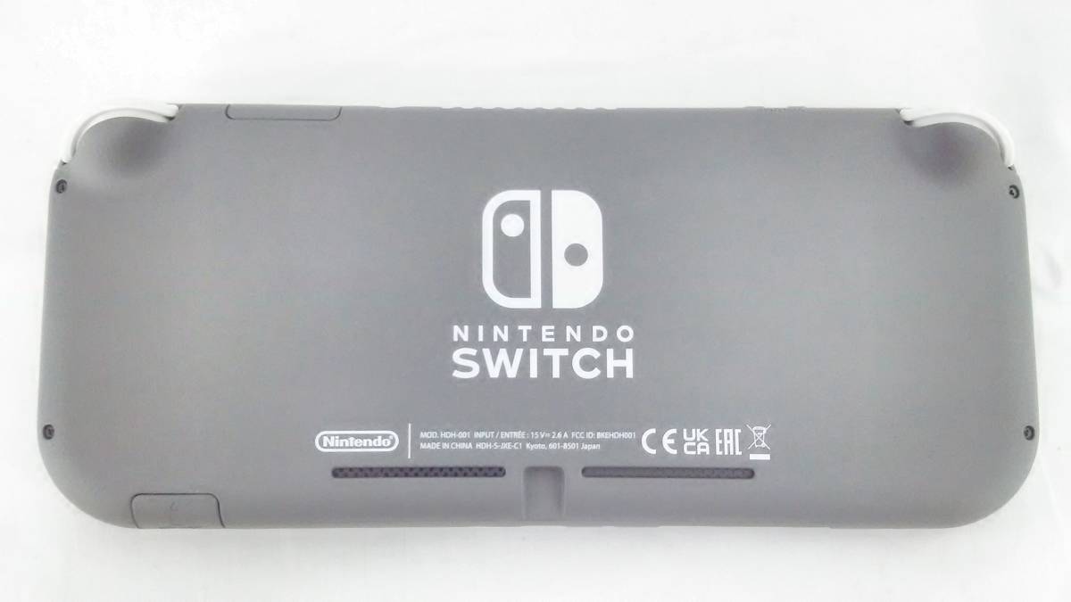 Nintendo Switch Lite 本体 Gray グレー 2021.6.18 購入店舗印有 初期 