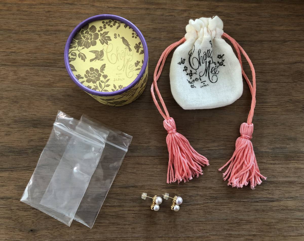 未使用 チャンミー 18K CHANG MEE アコヤパール アコヤパール2連 未使用 チャンミー 18K CHANG MEE アコヤパール アコヤパール2連